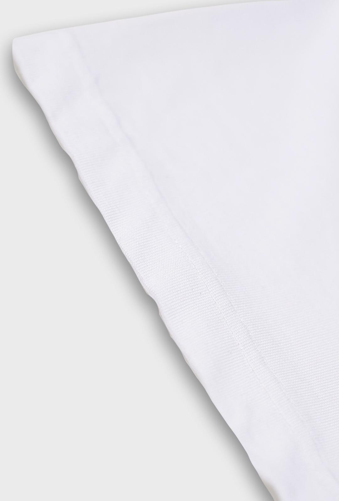 polar white womens cropped tee for women by roller clothing, french terry cotton sleeve