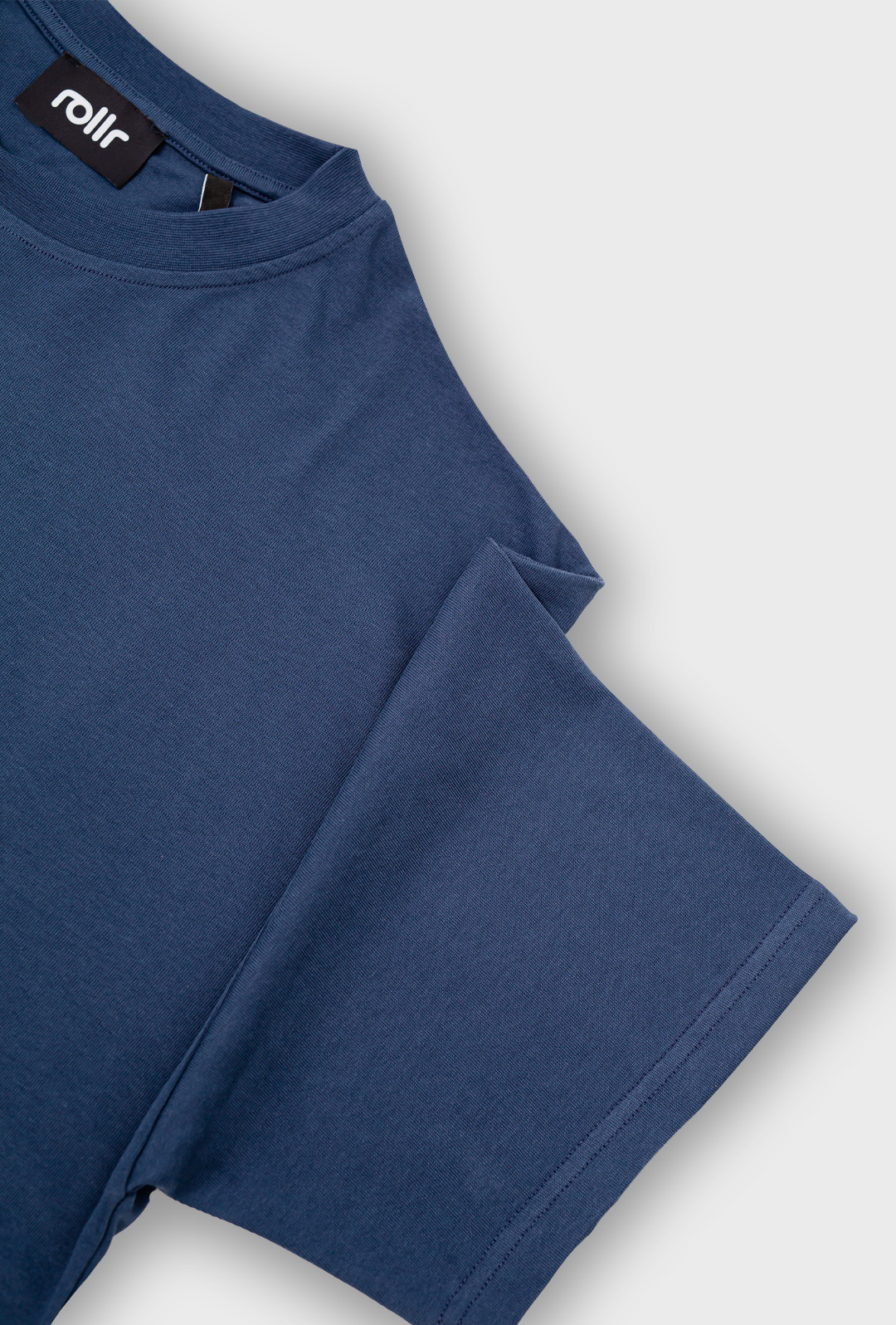 roller clothing oversized dusk blue tshirt with rollr black label