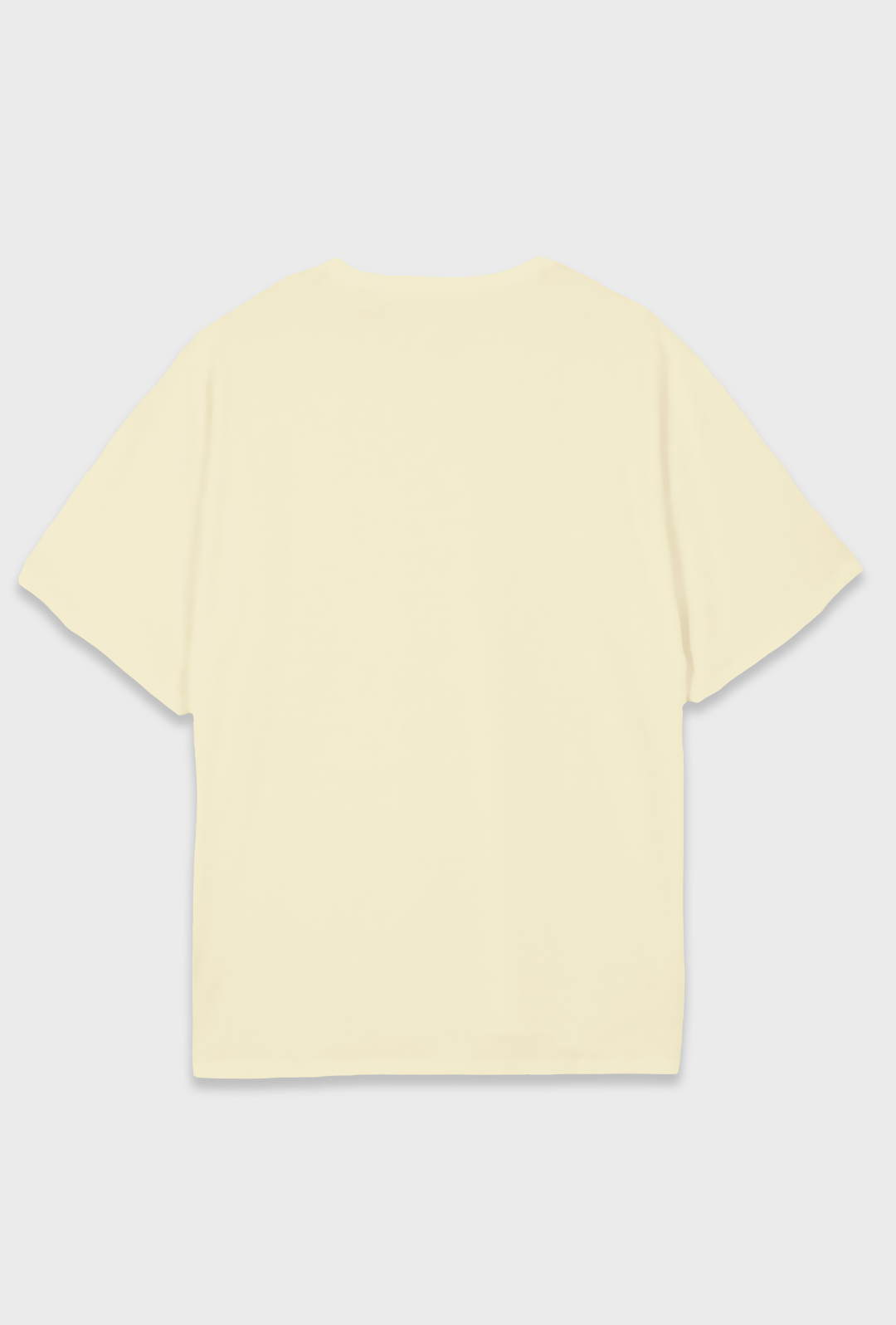 rollr clothing heavyweight vanilla cream box fit tee made from french terry fabric