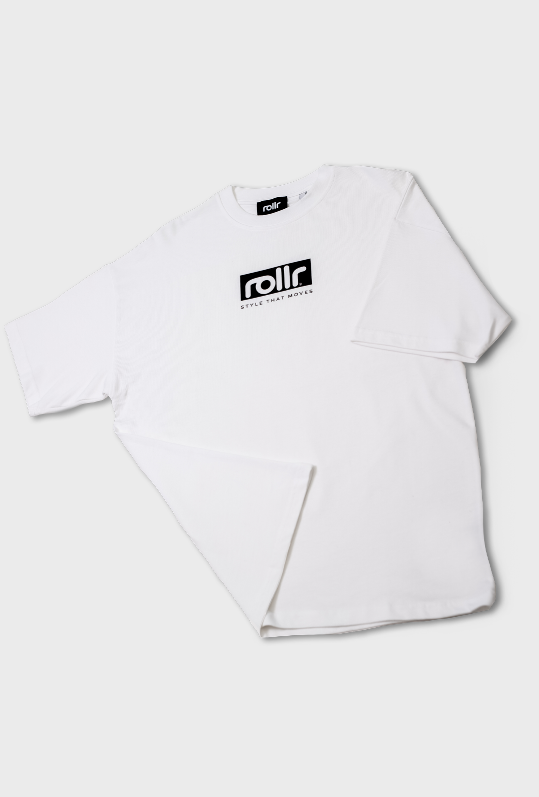 roller clothing oversized polar white heavyweight tshirt in french terry organic cotton