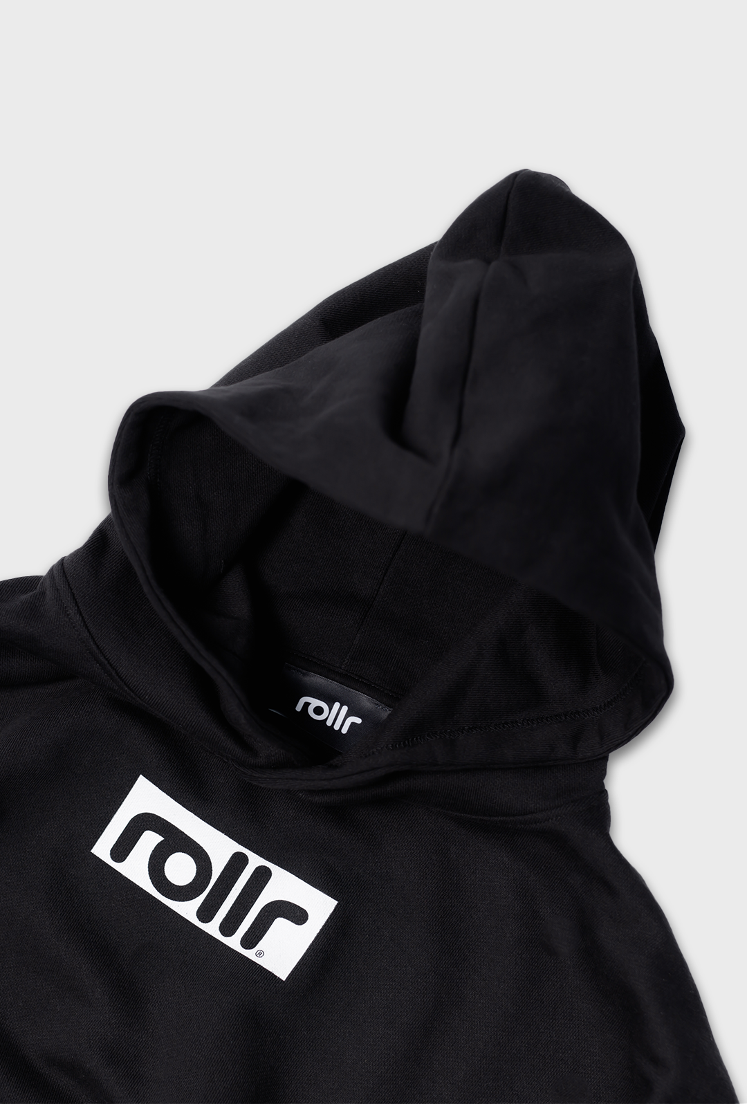 ROLLR OVERSIZED MIDNIGHT BLACK HOODIE