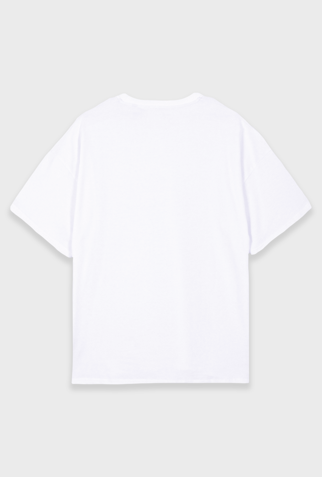 roller clothing oversized polar white tshirt with rollr logo and style that mvoes tagline on reverse