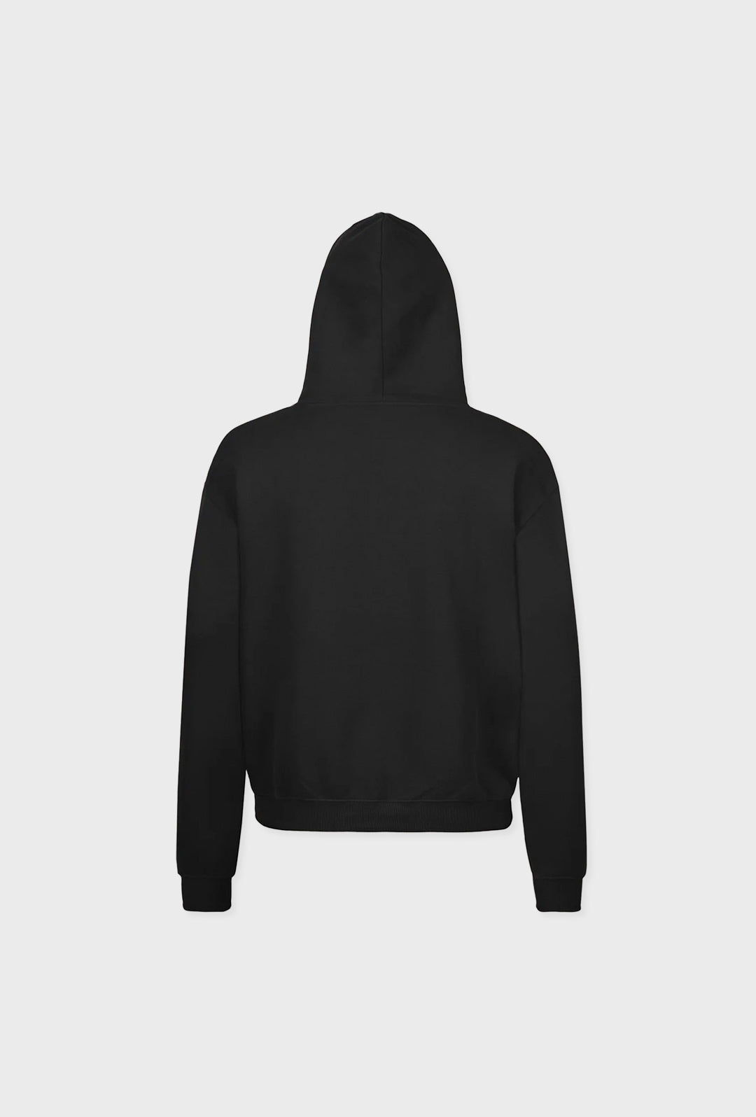 rollr luxury streetwear clothing oversized hoodied sweatshirt in black with bold box rollr logo